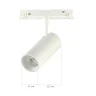 Магнитный трековый светильник SMART Белый LED 1*7W 2700K-6500K 630Lm Ra90 36° IP20 L100 ST375.506.07