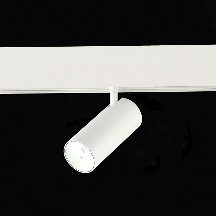 Магнитный трековый светильник SMART Белый LED 1*7W 2700K-6500K 630Lm Ra90 36° IP20 L100 ST375.506.07