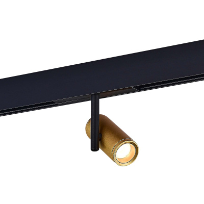 Магнитный трековый светильник Золотистый LED 1*8W 3000K 550Lm Ra>90 36° IP20 D42xH135 4 ST808.236.08
