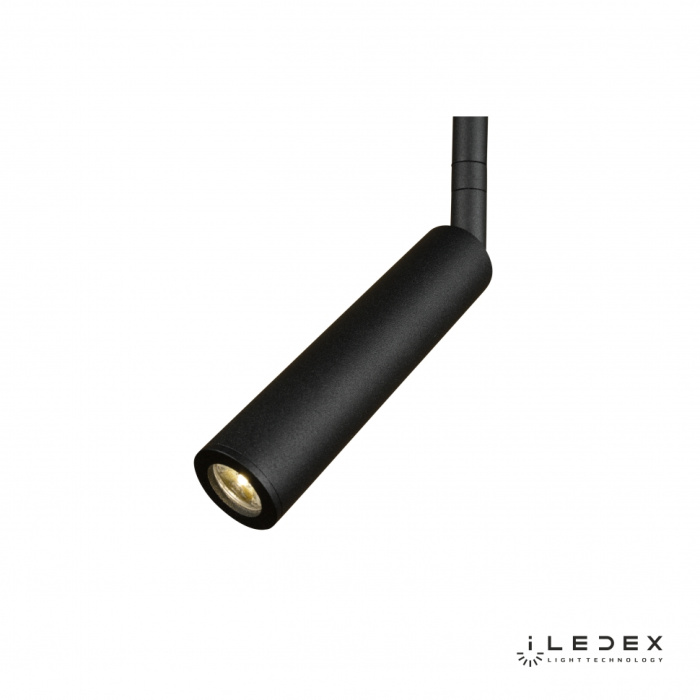 Потолочный светильник iLedex Telescope 7010/1РS 6W BK 4000K Матовый черный