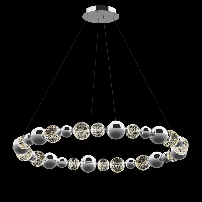 Подвесной светильник Delight Collection Elliot Diamante MD21001002-1F chrome