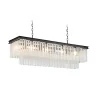 Подвесная люстра Delight Collection 1920s Odeon KR0387P-10C/P black/frost