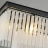 Подвесная люстра Delight Collection 1920s Odeon KR0387P-10C/P black/frost