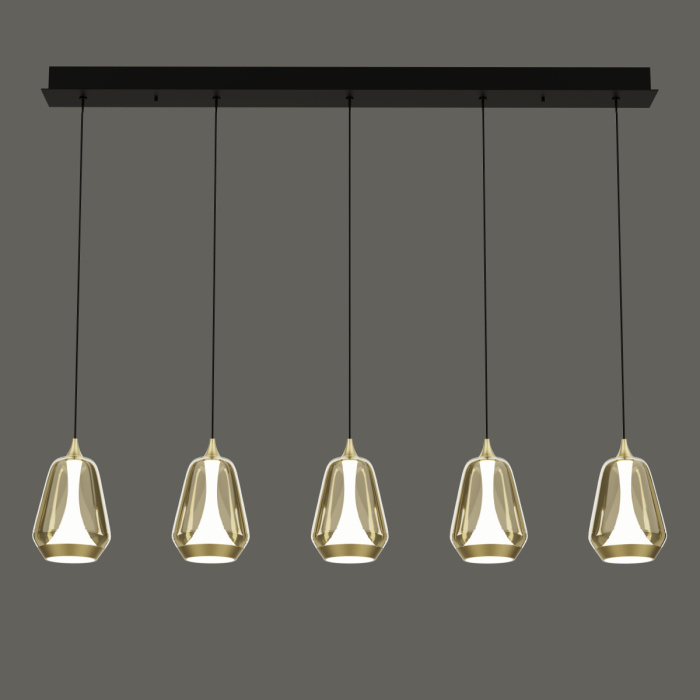 Подвесной светильник Delight Collection MD24001011 MD24001011-5B brass/champagne