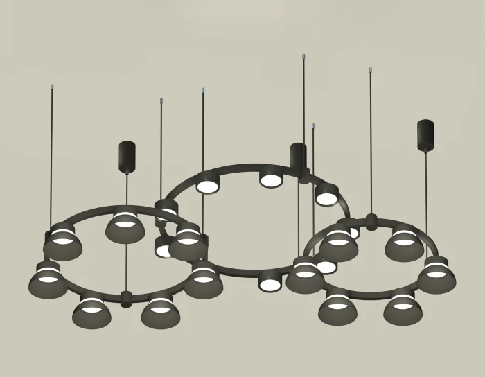 Комплект подвесного светильника Techno Ring с акрилом Ambrella light XR92092010