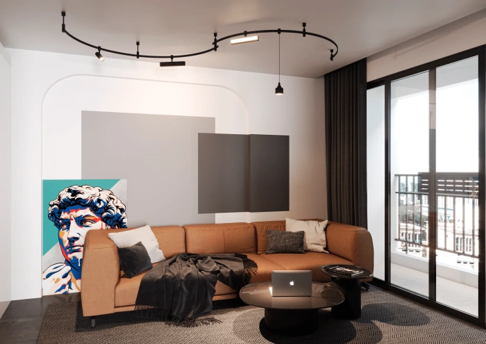Светильник трековый для гибкой магнитной системы Crystal Lux CLT 0.37 005 7W BL SMART