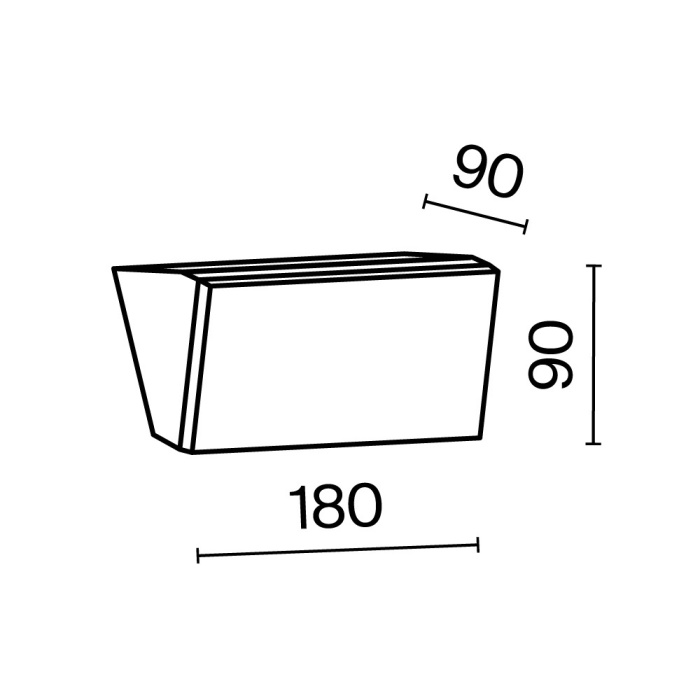 Светильник настенный Maytoni Brick O436WL-L10GF3K
