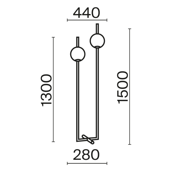 Торшер Maytoni The sixth sense Z020FL-L12BS3K