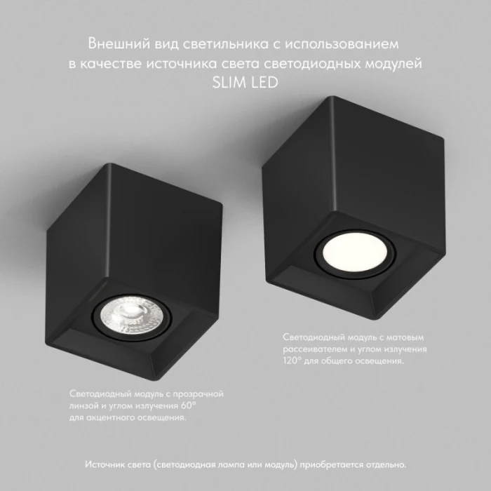Накладной светильник Denkirs Soro DK3030-BK