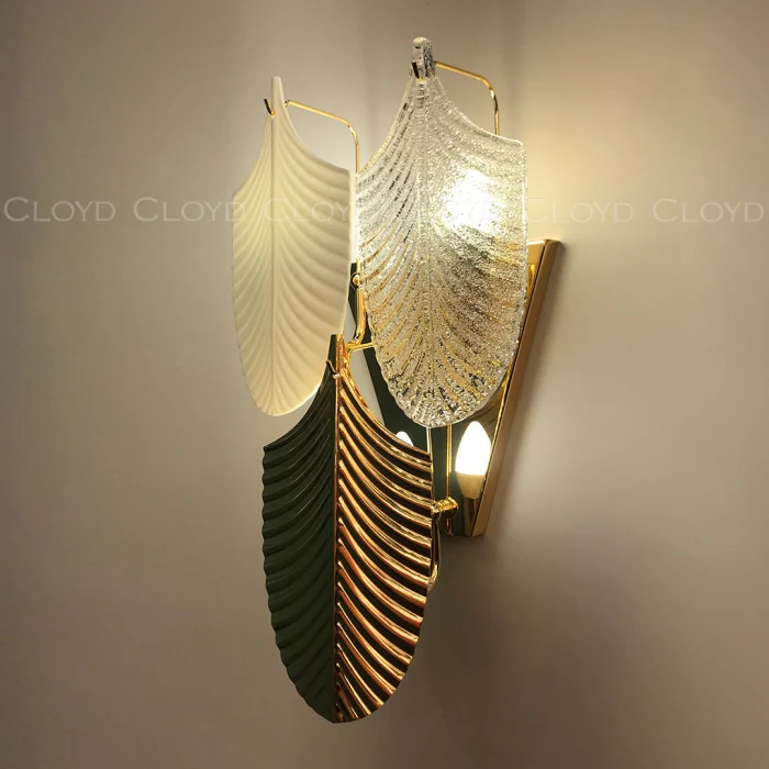 Бра Cloyd BONGA-A W3 / выс. 50 см - золото - керамика (арт.20159)