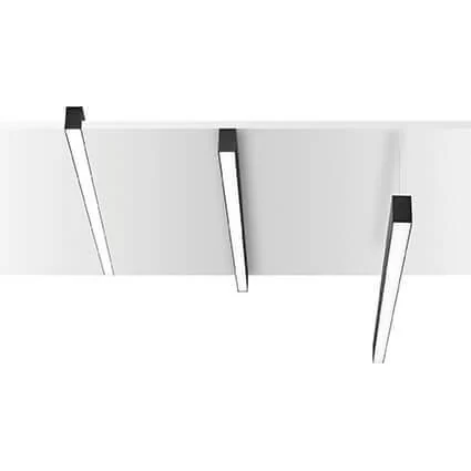 Подвесной светодиодный светильник Ideal Lux Fluo Wide 1800 3000K Bk 192567