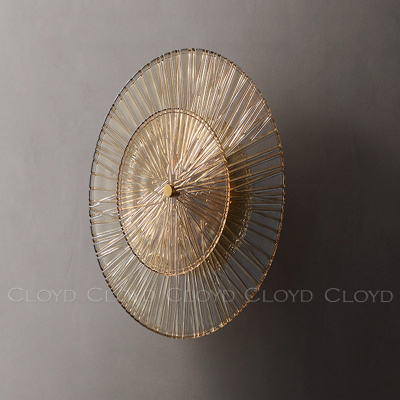 Бра Cloyd HELION-D W1 / Ø35 см - латунь (арт.20308)