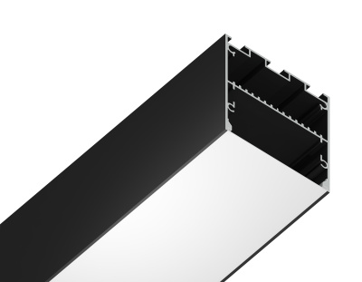 Алюминиевый профиль накладной/подвесной &quot;Profile System&quot; 50*50 для светодиодной ленты до 41,4мм Ambrella light GP3100BK