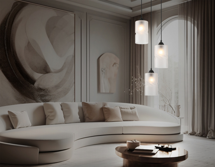 Светильник подвесной со стеклянными плафонами TRADITIONAL AMBRELLA LIGHT TR3412