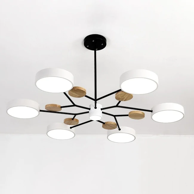Люстра на штанге MEADE 6 lamps White ImperiumLoft