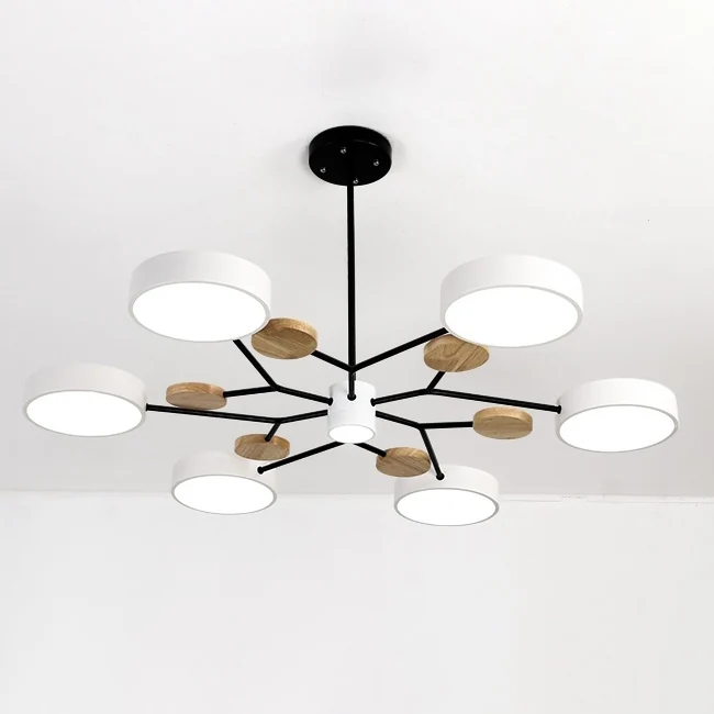 Люстра на штанге MEADE 6 lamps White ImperiumLoft