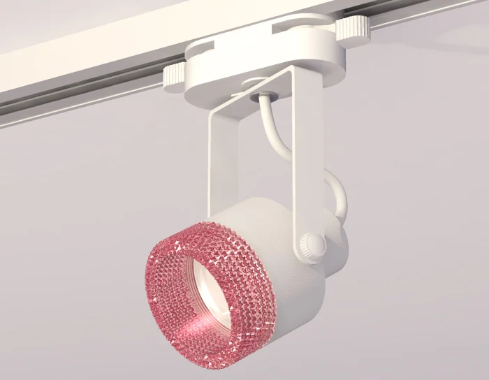 Комплект трекового однофазного светильника с композитным хрусталем Ambrella light XT6601062