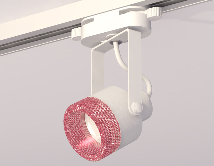 Комплект трекового однофазного светильника с композитным хрусталем Ambrella light XT6601062