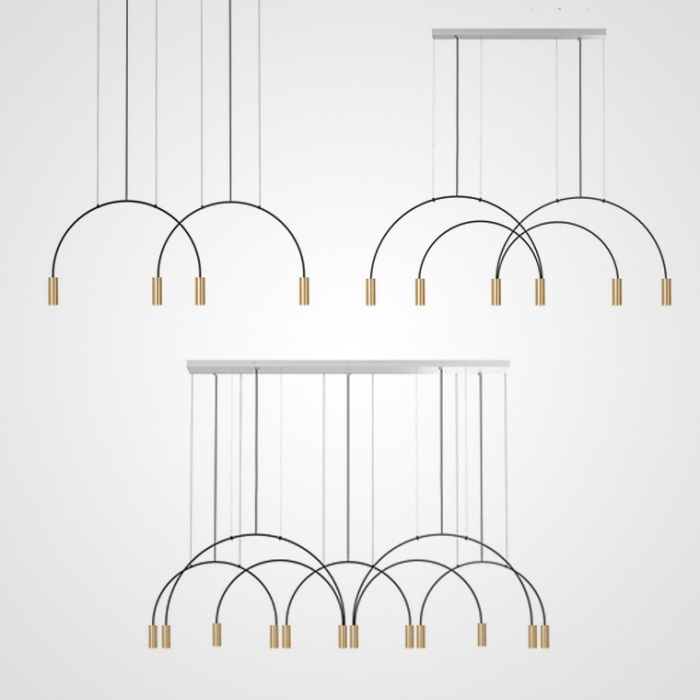Подвесной светильник ARC 2 Black ImperiumLoft