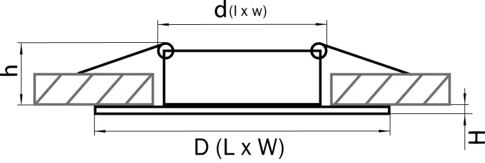 Встраиваемый светильник Banale Weng LIGHTSTAR 11008