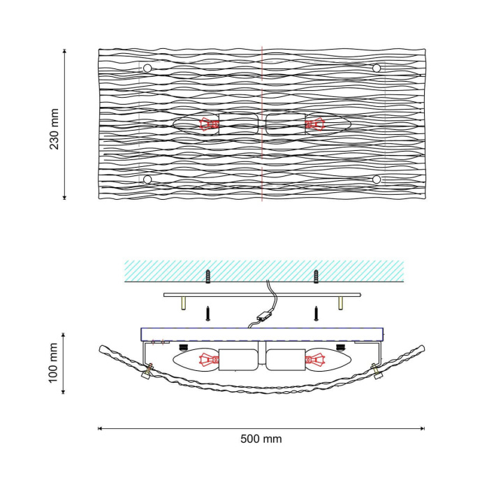 Бра Lucia Tucci RUMBA W1055.2 chrome