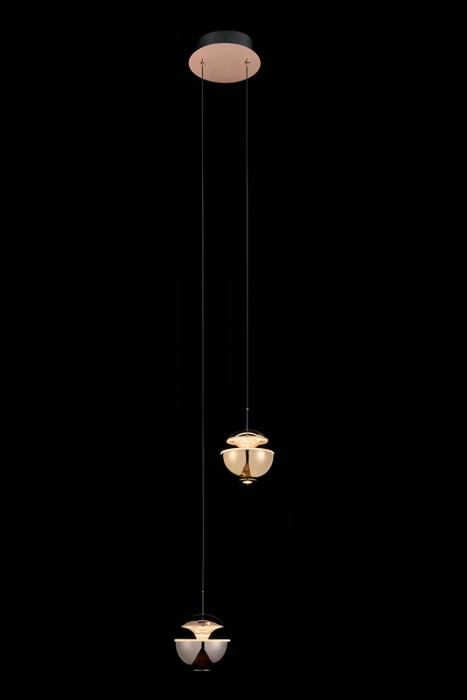 Подвесной светильник Leon Jelly LE7711/2S Gold/Black Chrome
