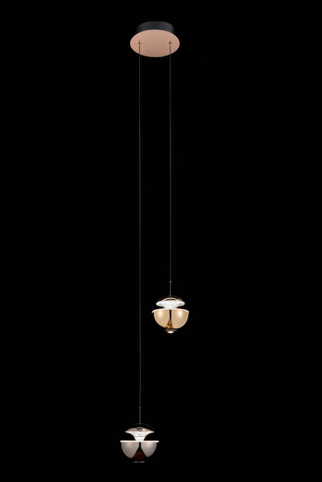 Подвесной светильник Leon Jelly LE7711/2S Gold/Black Chrome