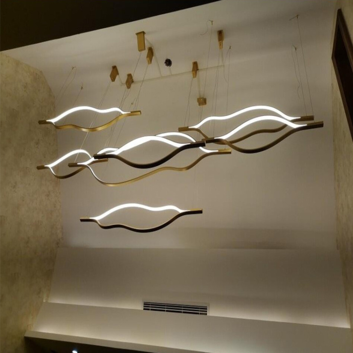 Подвесной светодиодный светильник Tape Light L180 ImperiumLoft