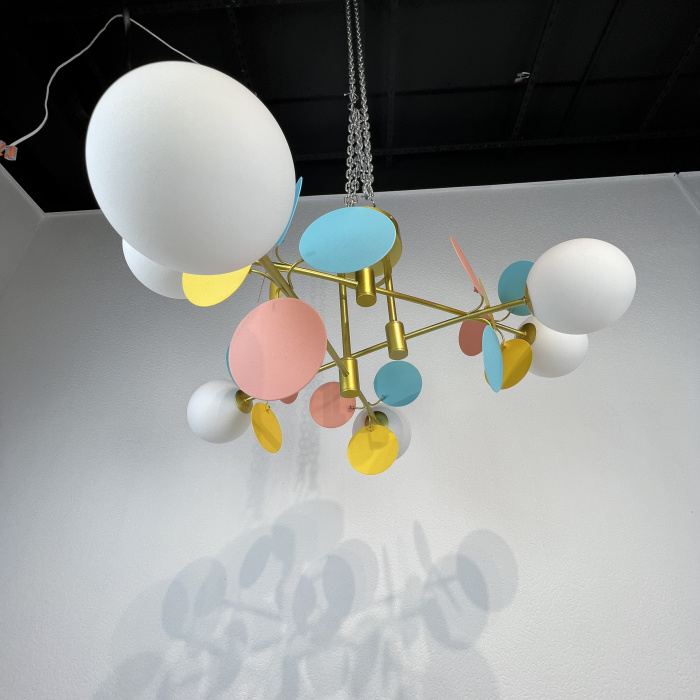 Потолочная люстра MATISSE B D80 Gold Multicolor ImperiumLoft