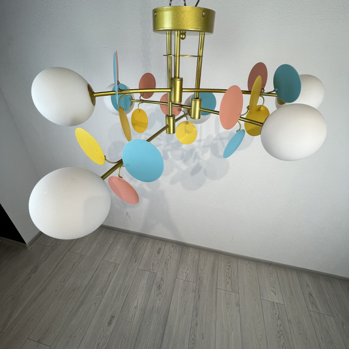 Потолочная люстра MATISSE B D80 Gold Multicolor ImperiumLoft