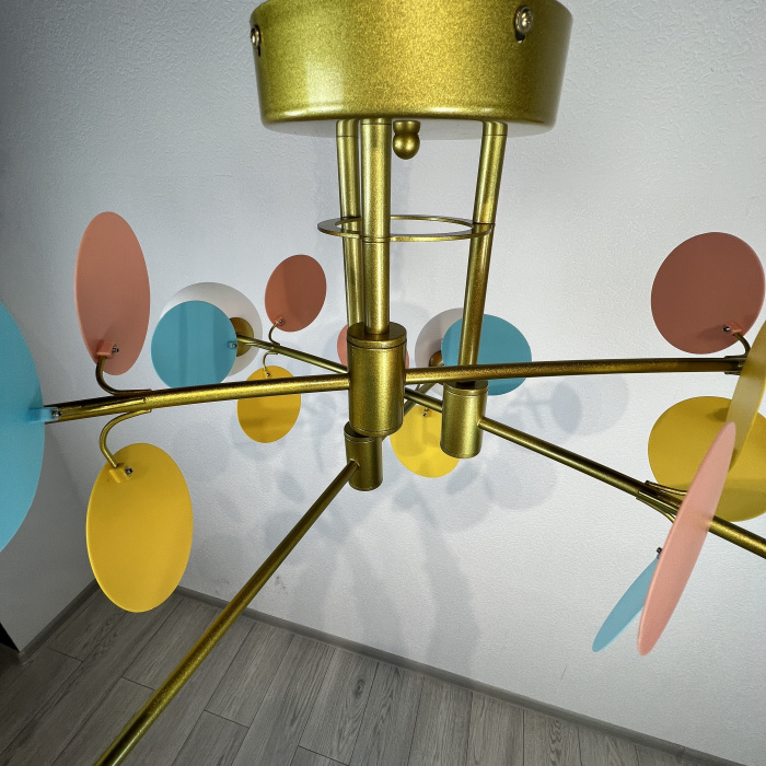 Потолочная люстра MATISSE B D80 Gold Multicolor ImperiumLoft