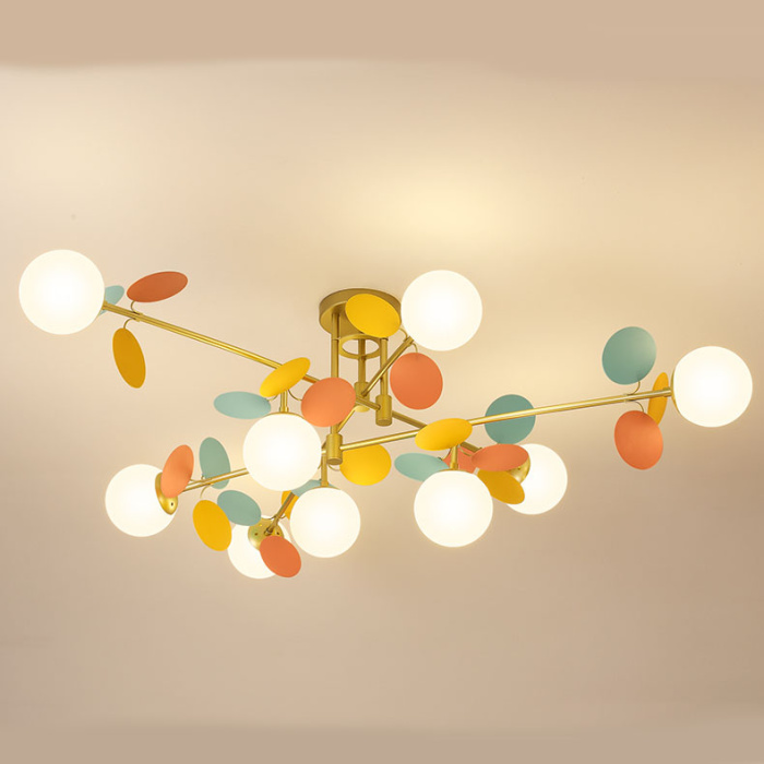 Потолочная люстра MATISSE B D80 Gold Multicolor ImperiumLoft