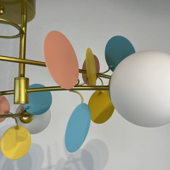 Потолочная люстра MATISSE B D80 Gold Multicolor ImperiumLoft