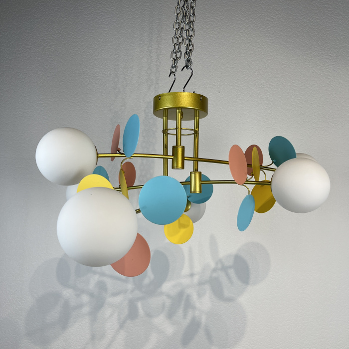 Потолочная люстра MATISSE B D80 Gold Multicolor ImperiumLoft
