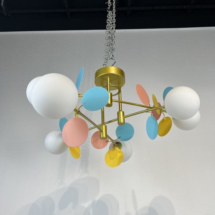 Потолочная люстра MATISSE B D80 Gold Multicolor ImperiumLoft