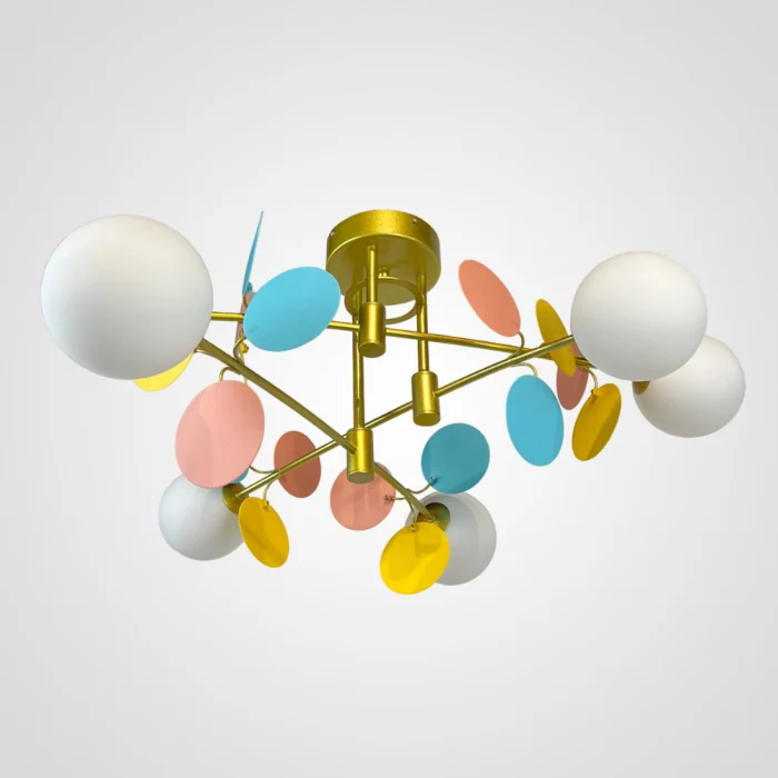 Потолочная люстра MATISSE B D80 Gold Multicolor ImperiumLoft