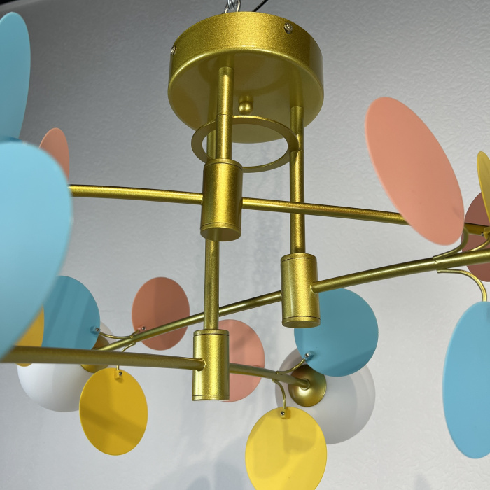 Потолочная люстра MATISSE B D80 Gold Multicolor ImperiumLoft