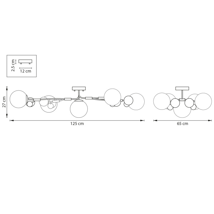 Люстра потолочная Croco Lightstar 815557