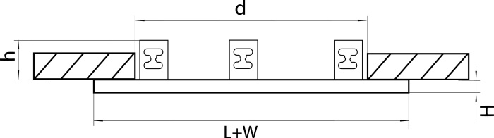 Рамка Domino LIGHTSTAR 214536