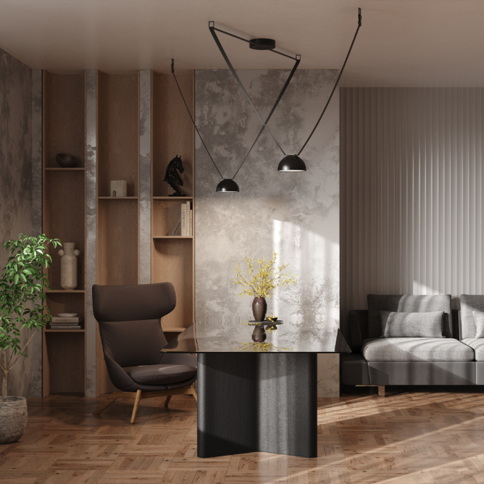 Комплект текстильной подвесной системы Maytoni TFC-Par-H06-GR