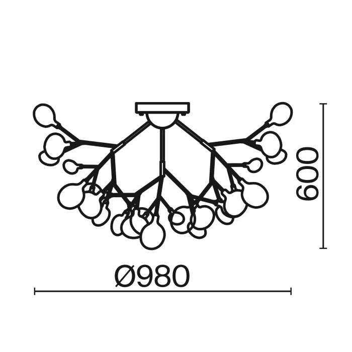 Потолочная люстра Freya Florencia FR5049CL-36W1