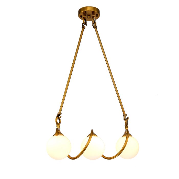 Подвесная люстра Delight Collection KG1212P KG1212P-3 brass