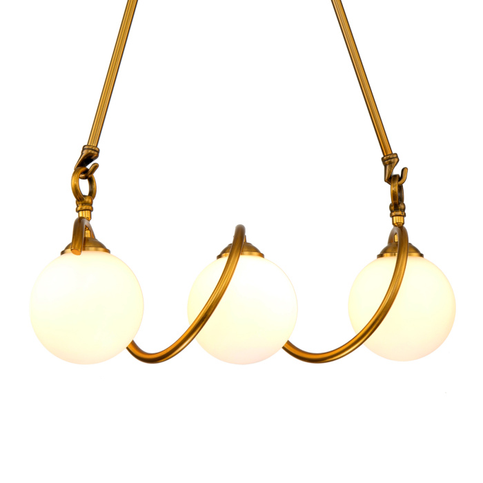 Подвесная люстра Delight Collection KG1212P KG1212P-3 brass