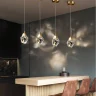 Подвесной светильник Delight Collection Crystal rock II 9701P/1 brass