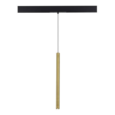 Магнитный трековый светильник Золотистый LED 1*8W 4000K 450Lm Ra90 24° IP20 D30xH500 48 ST683.346.08