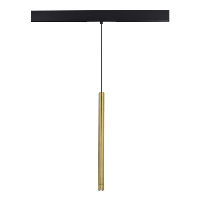 Магнитный трековый светильник Золотистый LED 1*8W 4000K 450Lm Ra90 24° IP20 D30xH500 48 ST683.346.08