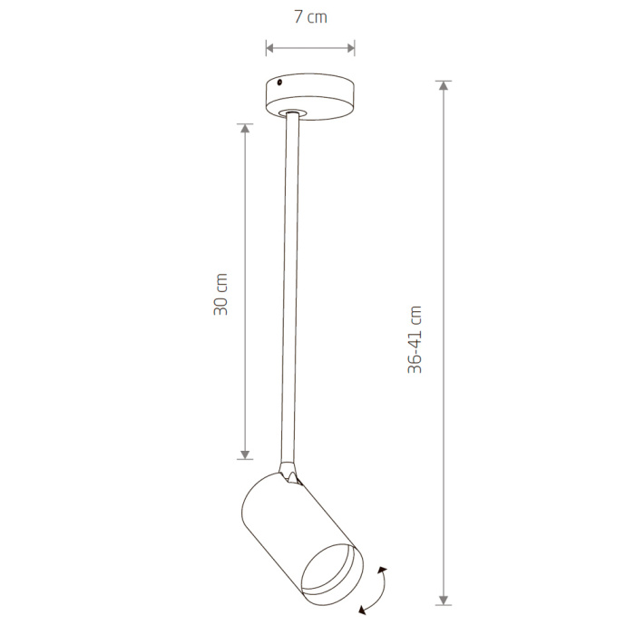 Накладной светильник спот Nowodvorski Mono Long M Black/Gold 7674