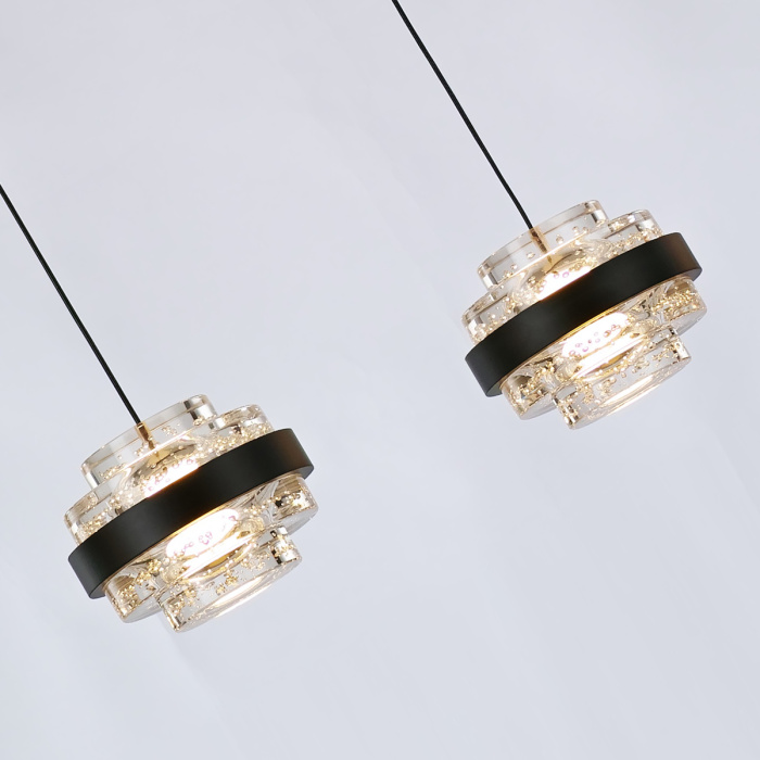 Подвесной светильник Delight Collection Indiana MD22030002-5B black/clear