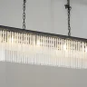 Подвесная люстра Delight Collection 1920s Odeon KR0387P-12C/P black/frost