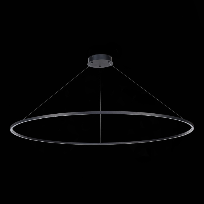 Светильник подвесной SMART ST-Luce Черный/Белый LED 1*72W 2800-6500K ST605.403.72